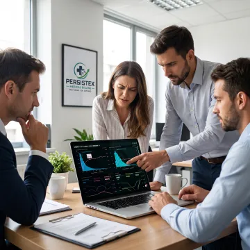 Billing team reviewing practice revenue performance