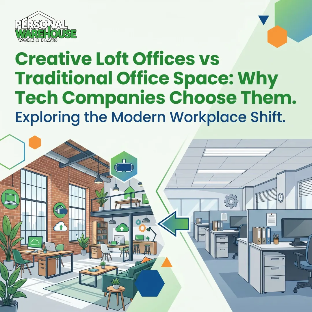 Creative Loft Offices vs Traditional Office Space: Why Tech Companies Choose Them