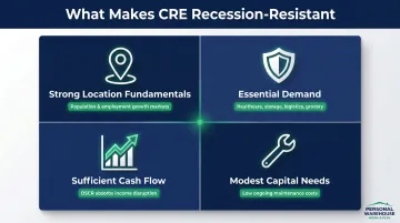 Four characteristics of recession-resistant CRE assets comparison framework