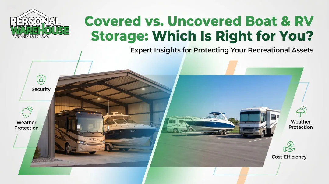 Covered vs. Uncovered Boat & RV Storage: Which Is Right for You?