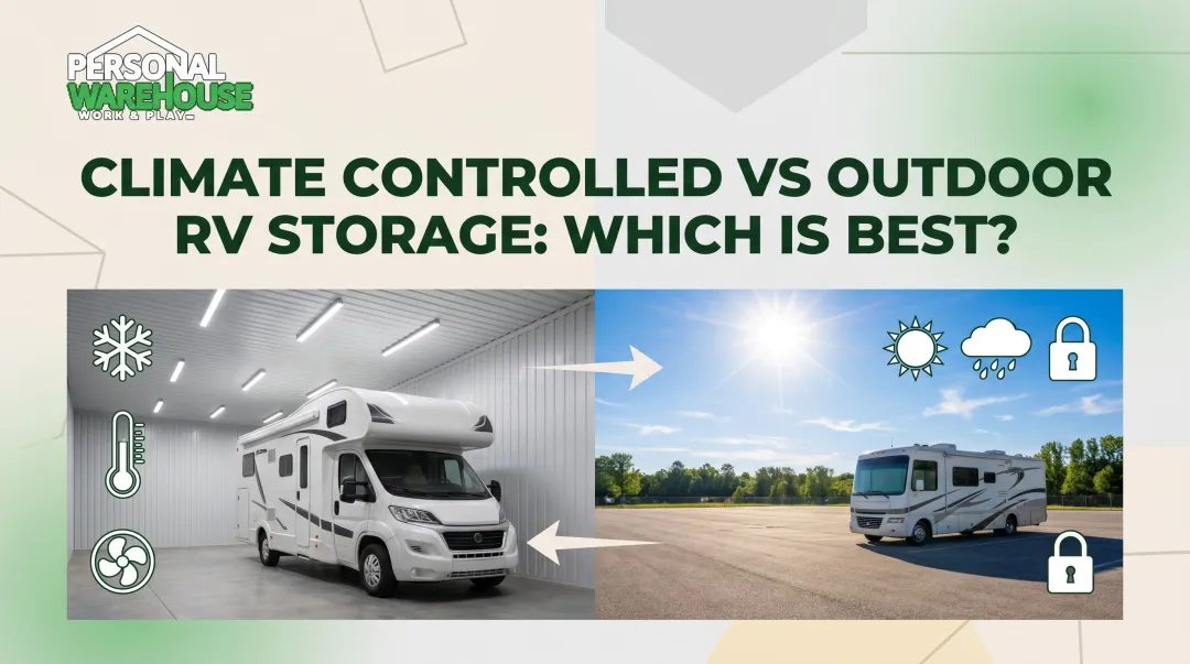Climate Controlled vs Outdoor RV Storage: Which Is Best?