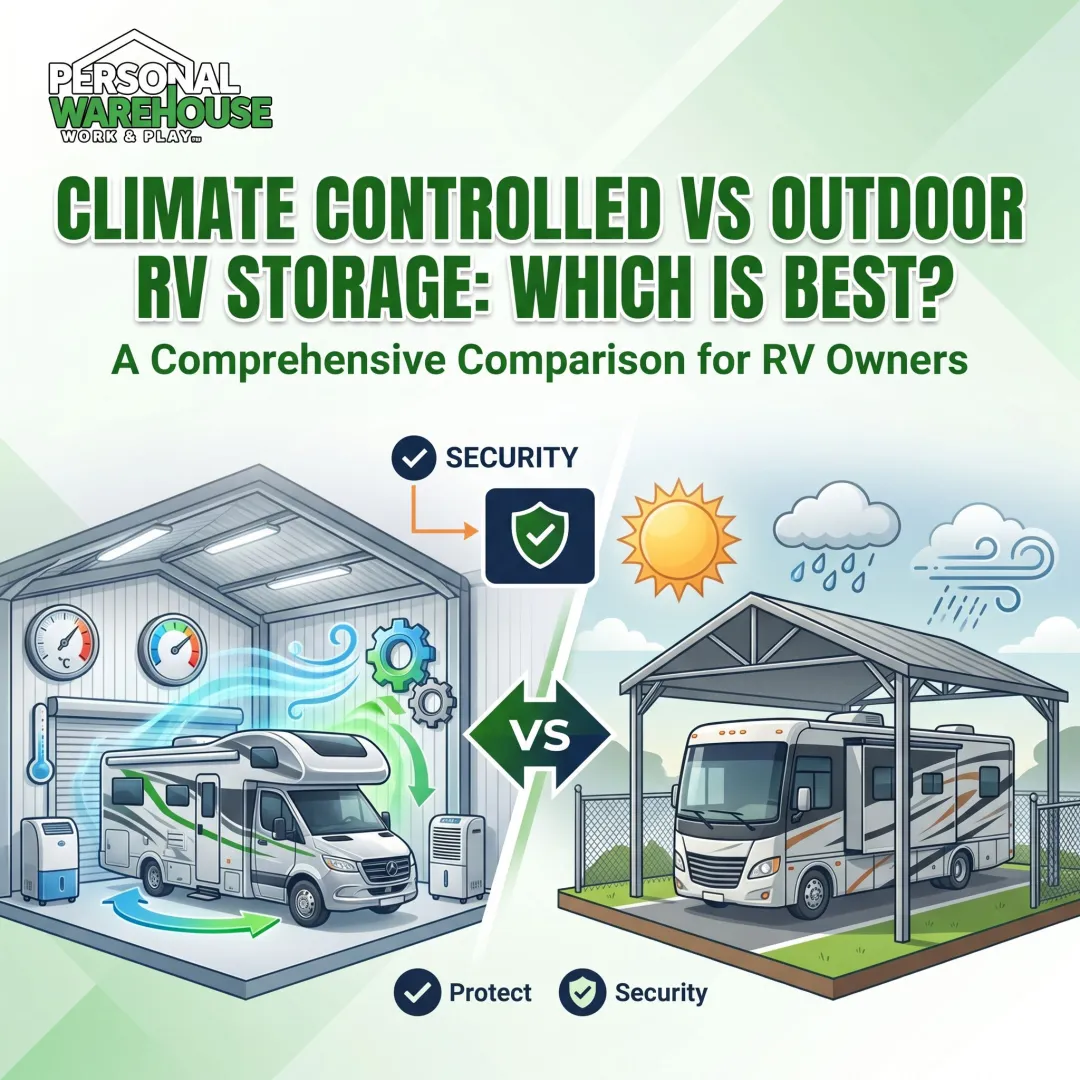 Climate Controlled vs Outdoor RV Storage: Which Is Best?
