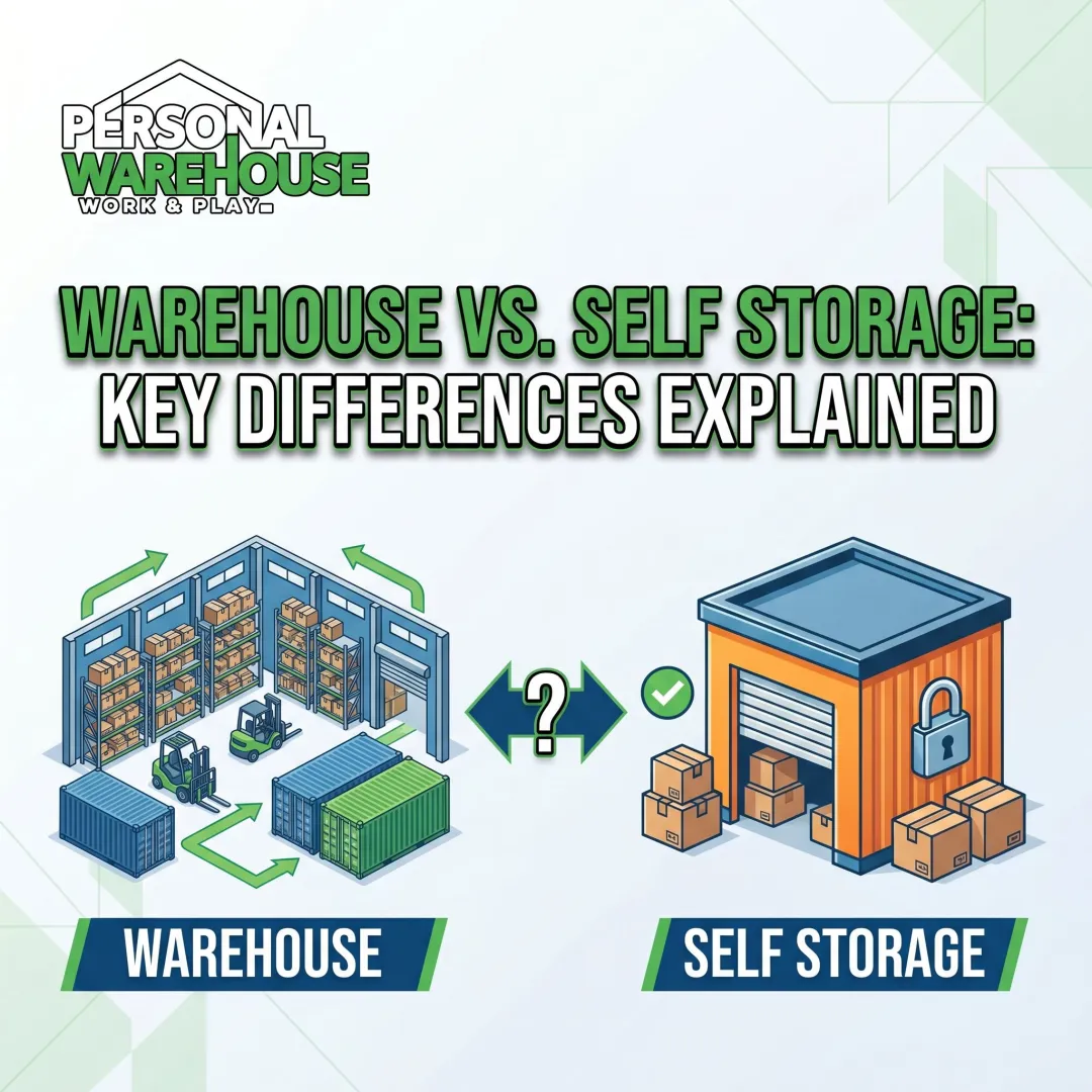 Warehouse vs. Self Storage: Key Differences Explained