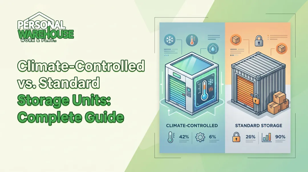 Climate-Controlled vs. Standard Storage Units: Complete Guide