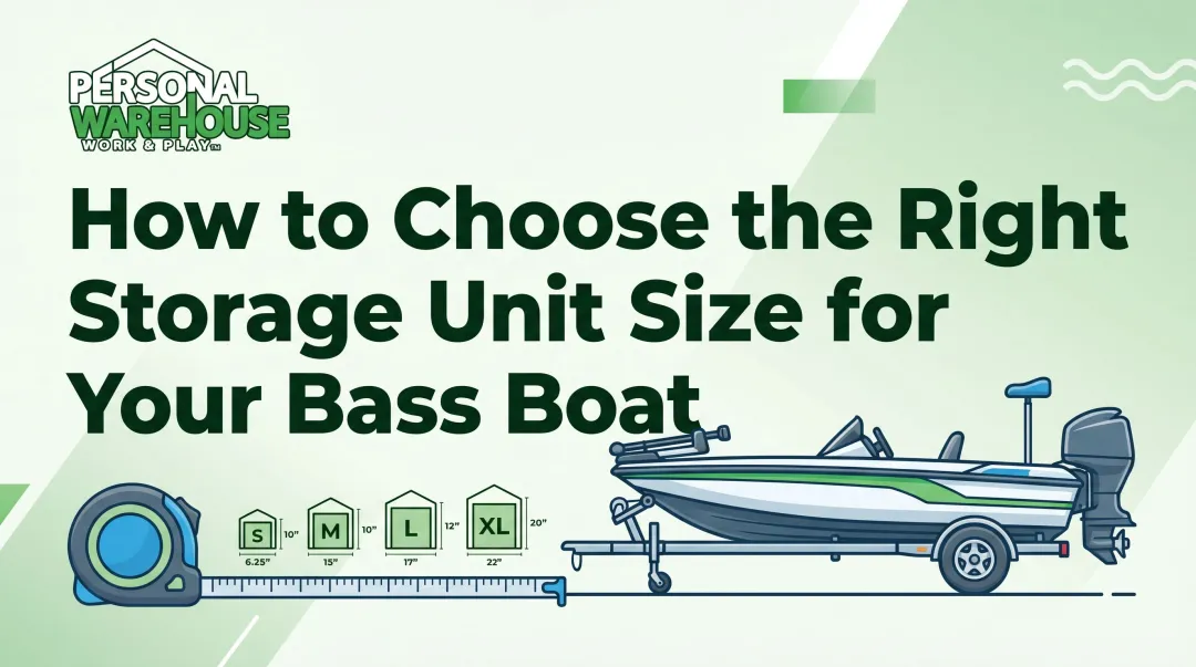 How to Choose the Right Storage Unit Size for Your Bass Boat