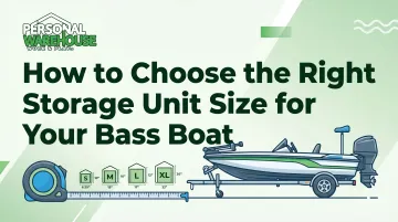 How to Choose the Right Storage Unit Size for Your Bass Boat