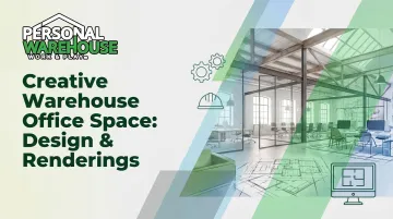 Creative Warehouse Office Space: Design &amp; Renderings