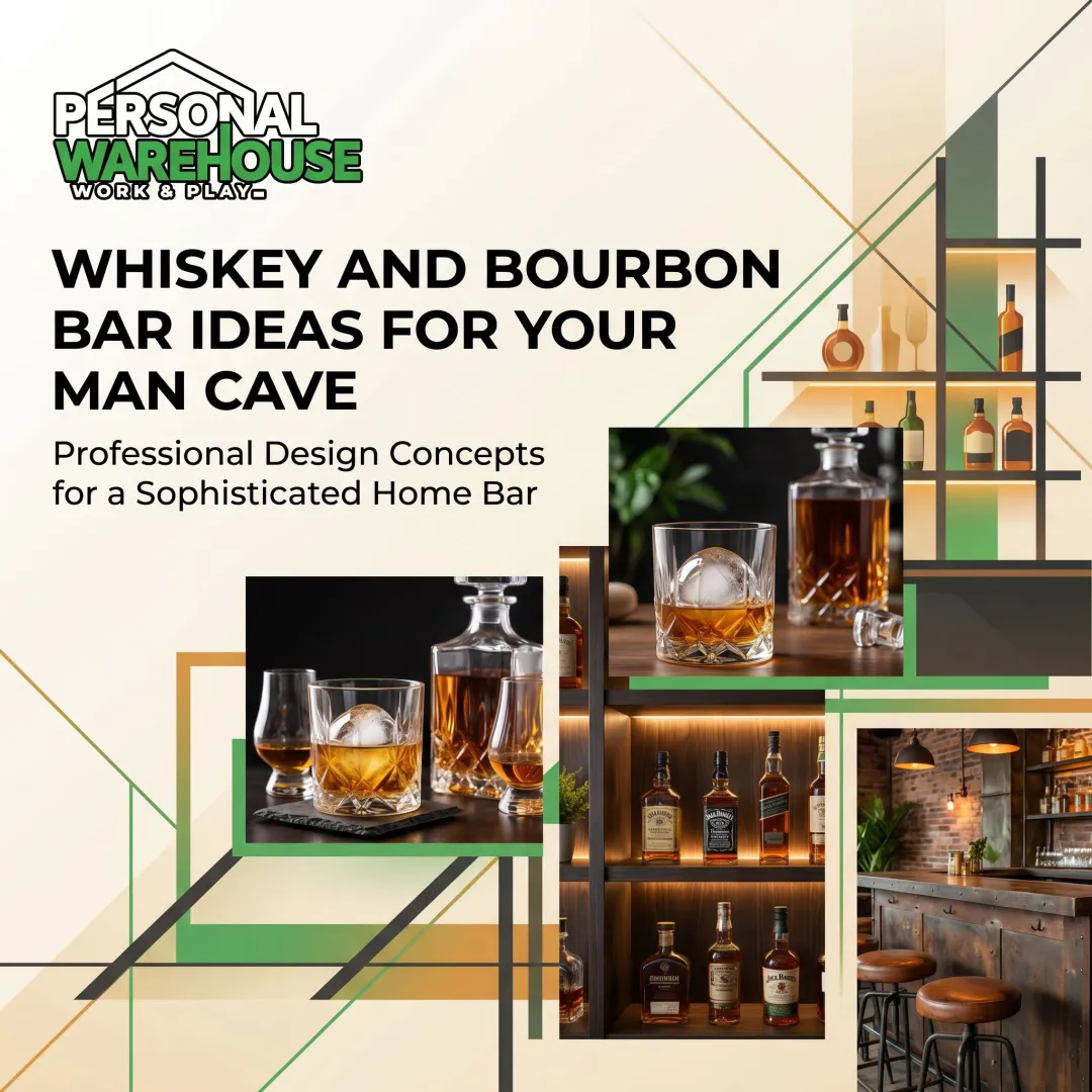Whiskey and Bourbon Bar Ideas for Your Man Cave