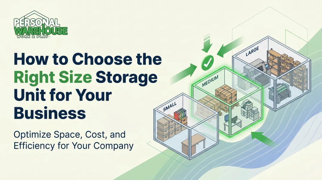 How to Choose the Right Size Storage Unit for Your Business