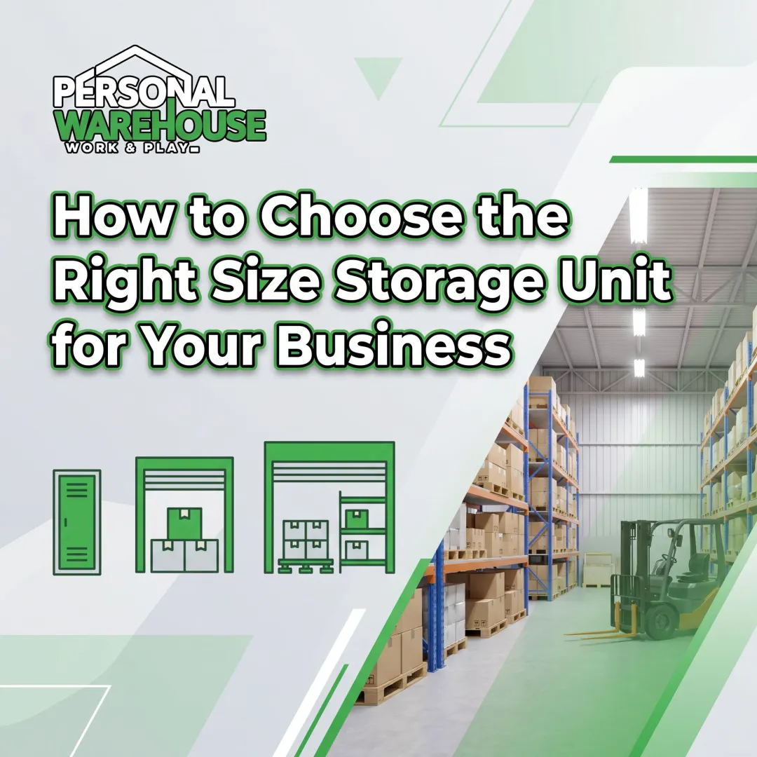 How to Choose the Right Size Storage Unit for Your Business