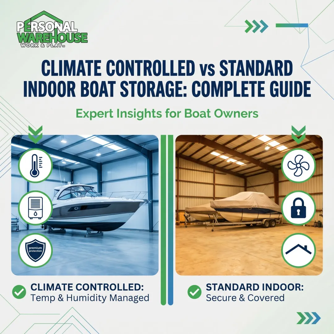 Climate Controlled vs Standard Indoor Boat Storage: Complete Guide