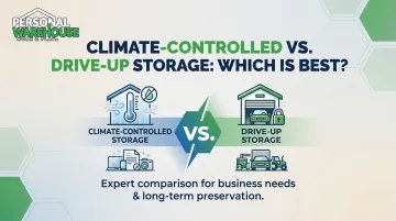 Climate-Controlled vs. Drive-Up Storage: Which Is Best?
