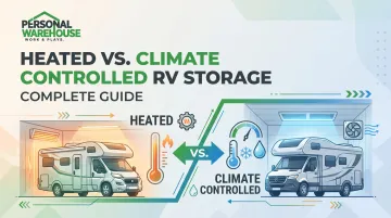 Heated vs. Climate Controlled RV Storage: Complete Guide