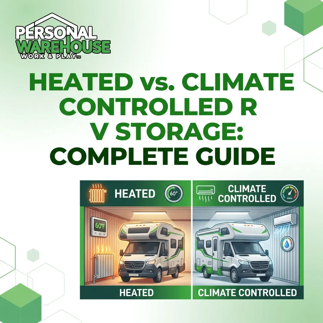 Heated vs. Climate Controlled RV Storage: Complete Guide