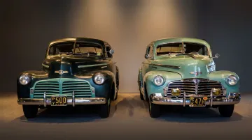 Classic survivor car with original unrestored paint at collector car auction