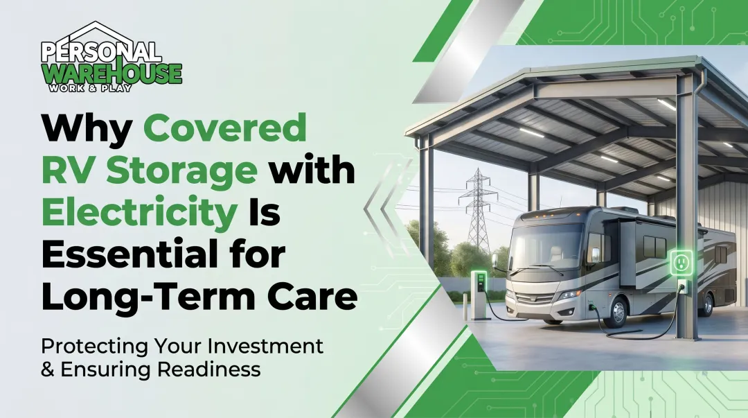 Why Covered RV Storage with Electricity Is Essential for Long-Term Care