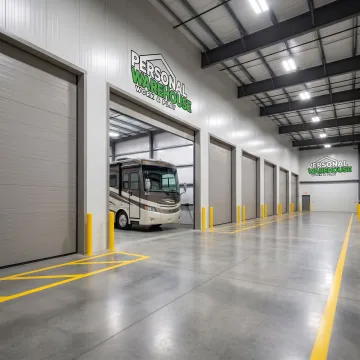 Indoor RV Storage — Secure Facility