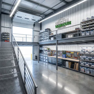 Custom self storage unit interior