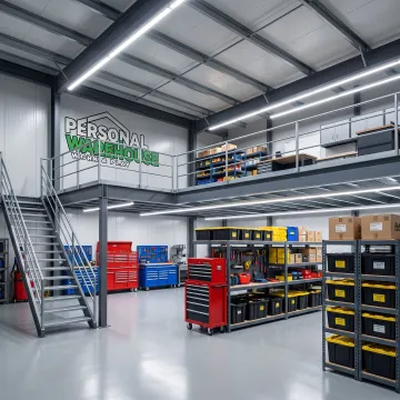 Custom storage unit interior