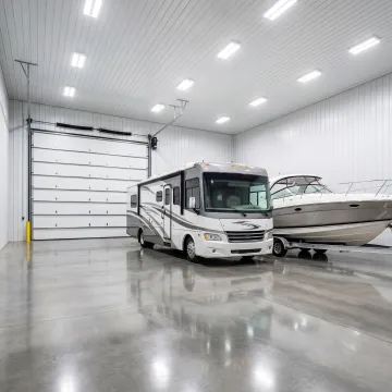 Premium RV storage unit interior