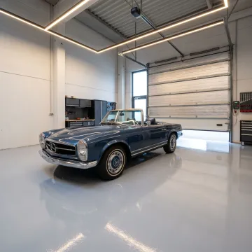 Premium vehicle storage unit interior
