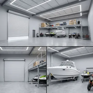 Interior of a premium self storage warehouse unit