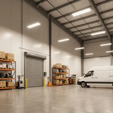 Interior of a climate-controlled storage space