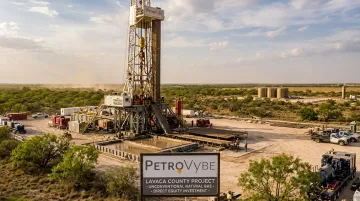 PetroVybe natural gas drilling operations in Lavaca County South Texas