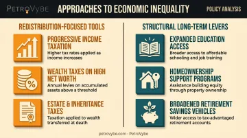 Redistribution versus structural policy tools for reducing wealth inequality