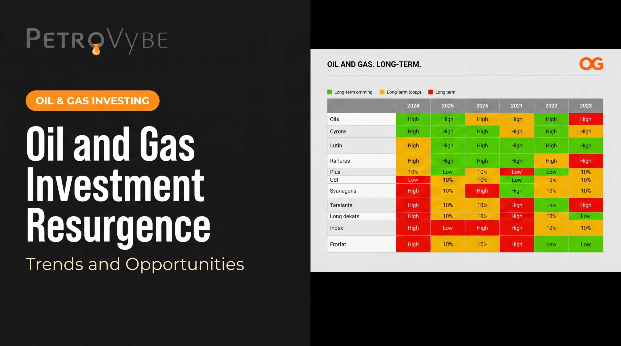 Oil and Gas Investment Resurgence: Trends and Opportunities