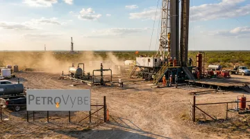 PetroVybe natural gas drilling development site in South Texas