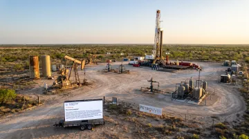 PetroVybe Gulf Coast Basin natural gas development site in Lavaca County Texas