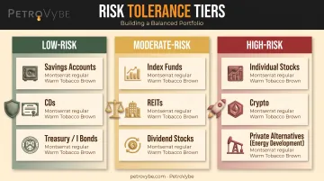 Low moderate and high risk investment options comparison chart