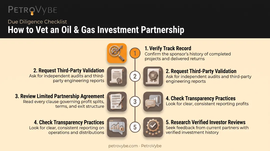 Five-step checklist for evaluating a general partner before investing