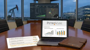 PetroVybe proved reserves valuation report and leadership performance dashboard