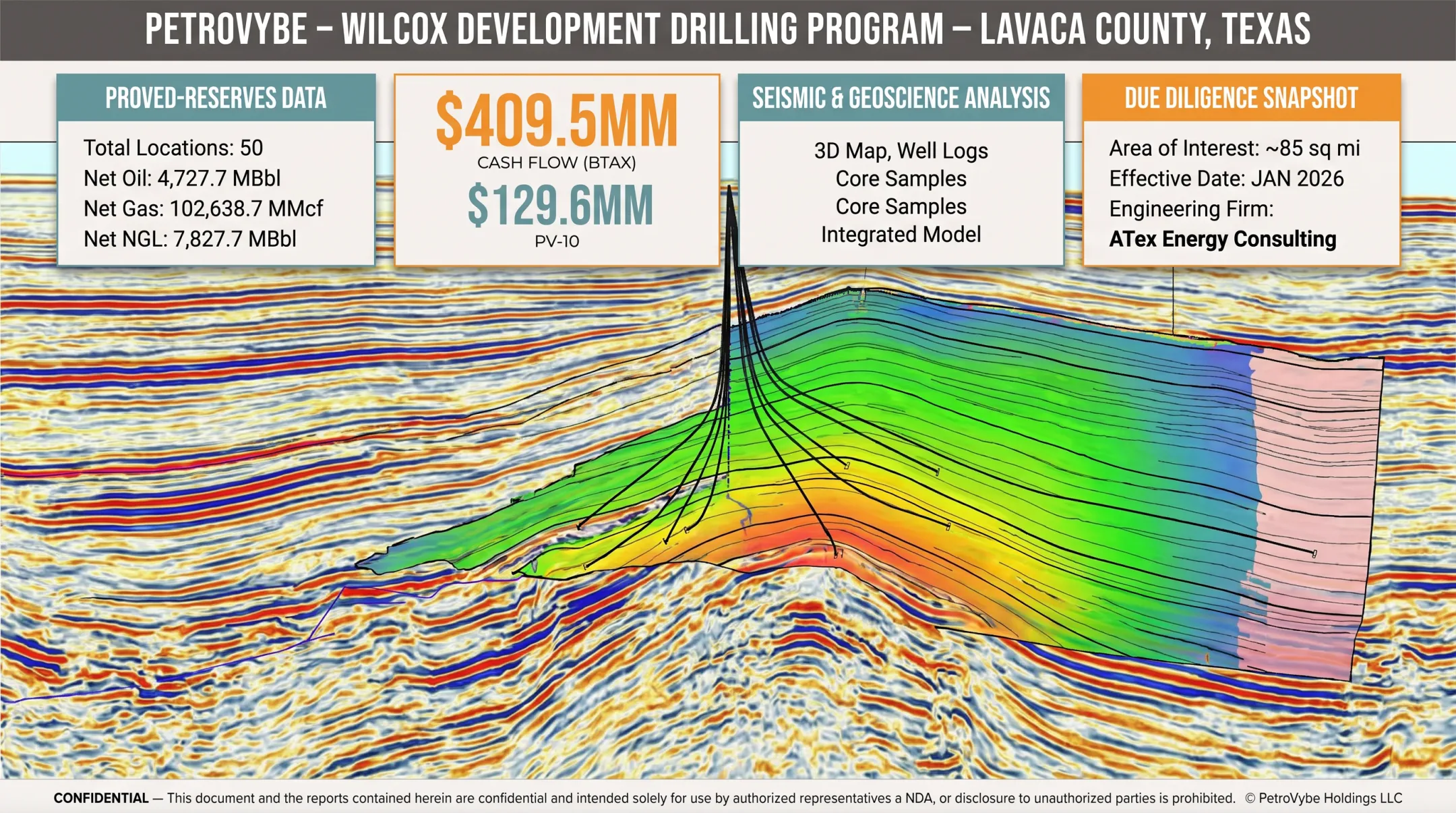 PetroVybe Lavaca County Texas drilling program reserve valuation overview