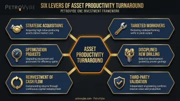 Six core levers driving oil and gas asset productivity turnaround