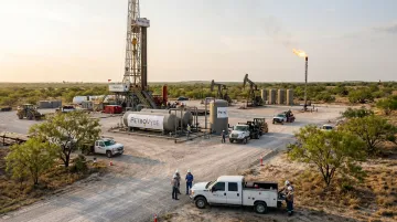 PetroVybe natural gas well site in South Texas Gulf Coast Basin