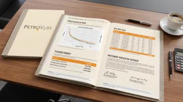 PetroVybe reserve engineering report showing PV-9 valuation documentation