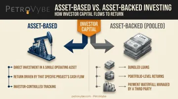 Asset-based lending versus asset-backed securities structural comparison infographic