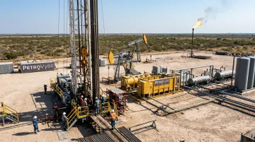 PetroVybe natural gas well development site in South Texas Gulf Coast Basin