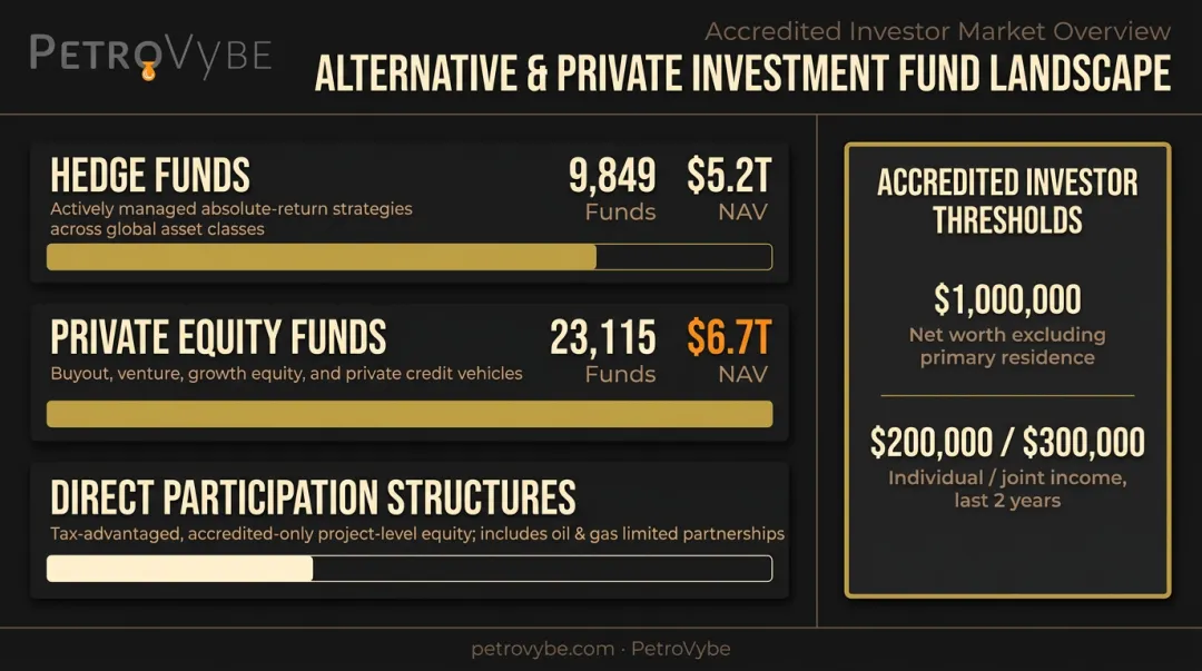 Private and alternative investment fund landscape hedge funds private equity by assets under management