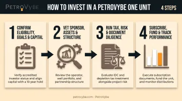 4-step process for investing in oil and gas partnership units