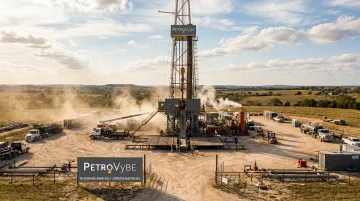 PetroVybe natural gas drilling site in Lavaca County Texas