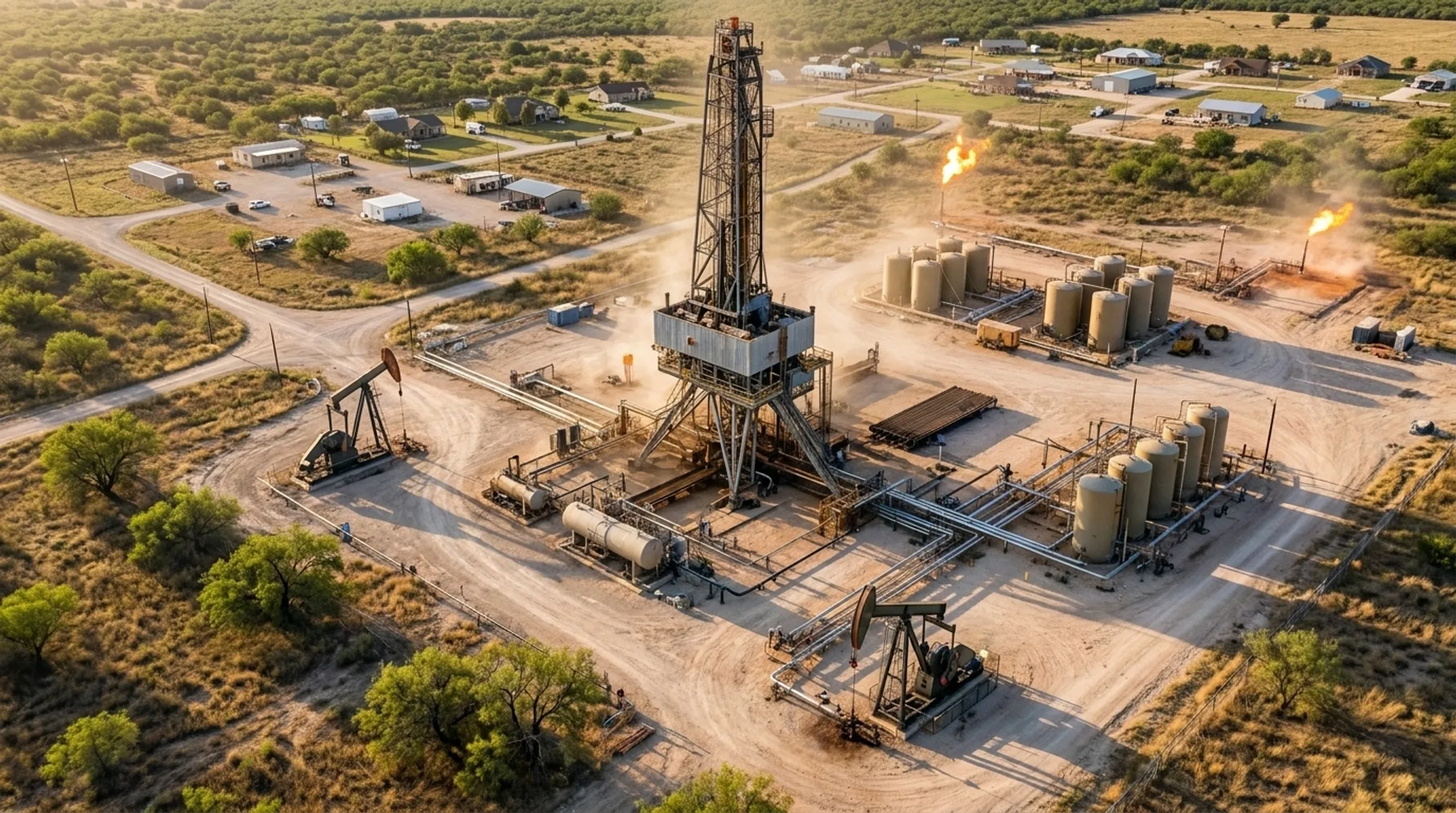 PetroVybe Lavaca County natural gas development project well site