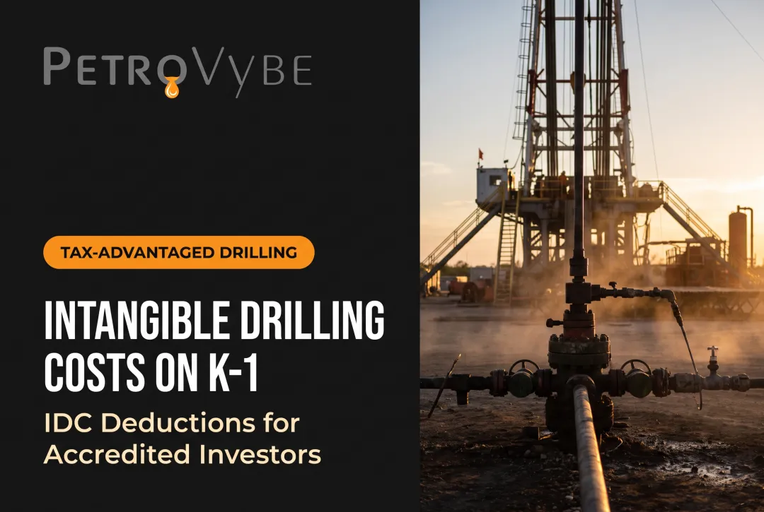 Intangible Drilling Costs on K-1
