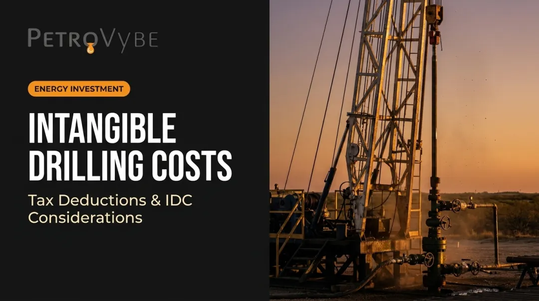 Intangible Drilling Costs: Tax Deductions & IDC Considerations