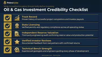 Five-point checklist for vetting a trustworthy oil and gas LP sponsor