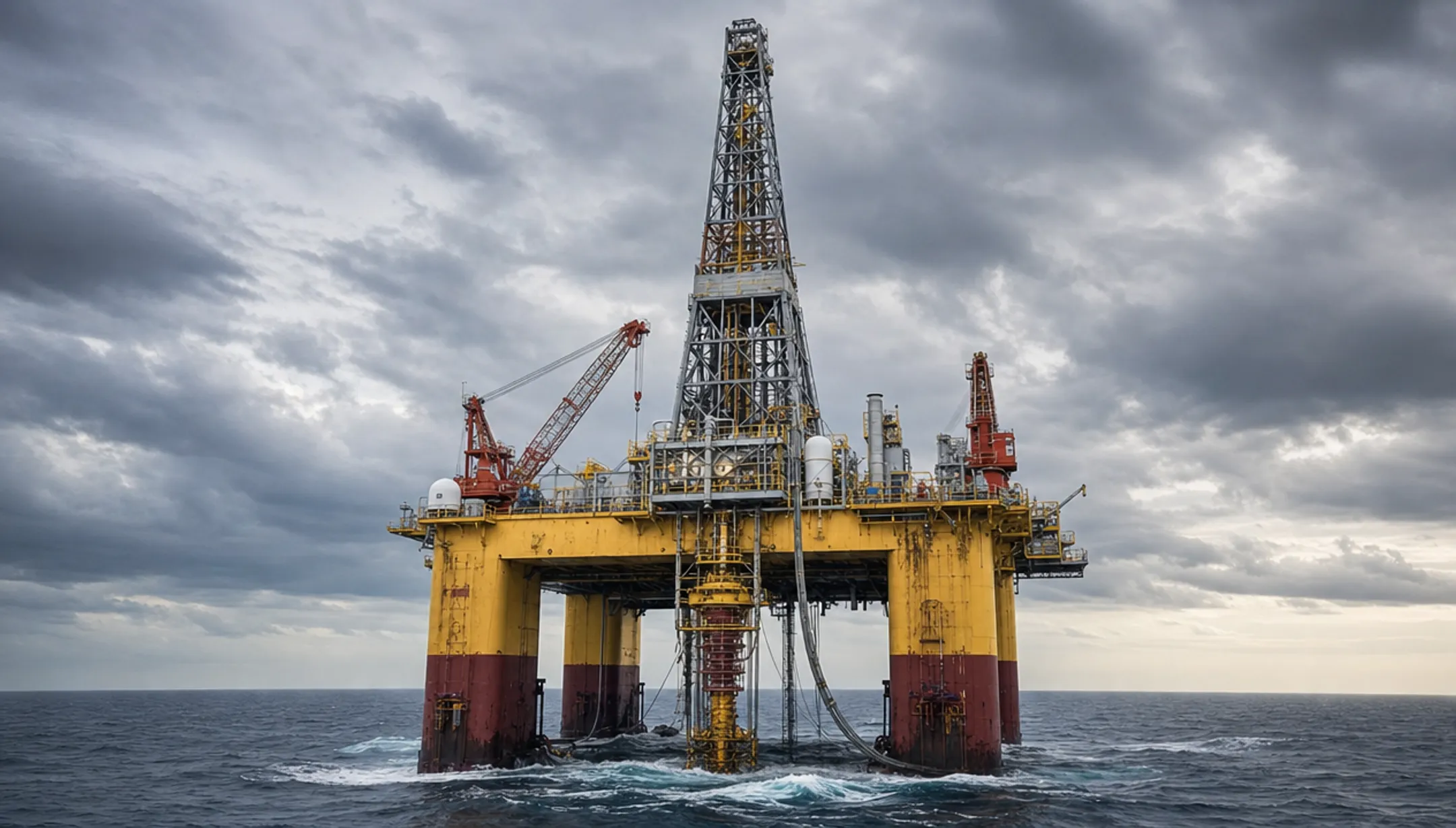 High-pressure high-temperature deep drilling rig with specialized equipment