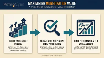 Three-step framework for maximizing asset monetization value